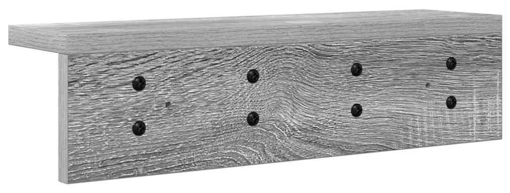 Fali Kabáthorog Szürke sonoma 40 x 10.5 x 10.5 cm Faanyag