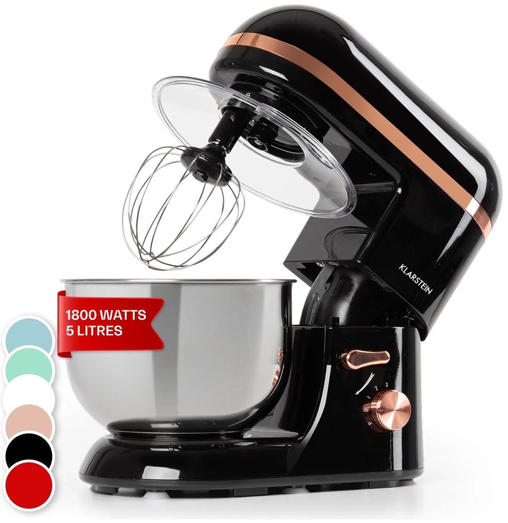 Klarstein Bella Elegance, konyhai robotgép, 2000 W, 1,7 PS, 6 fokozat, 5 L