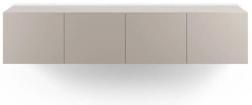 Krémszínű TV-állvány 180x38x35 cm Daroca – Marckeric