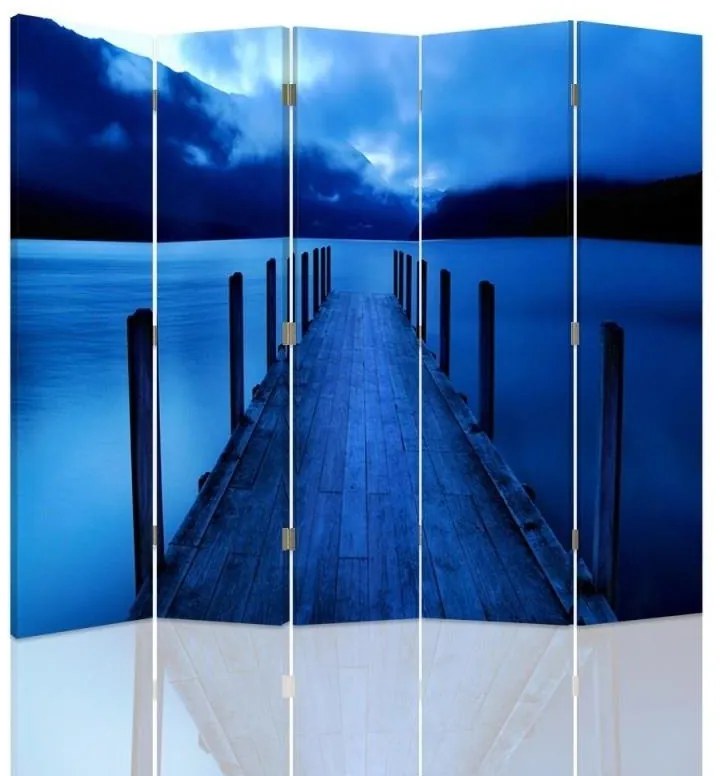 Gario Paraván Kék híd Méret: 180 x 170 cm, Kivitelezés: Klasszikus paraván