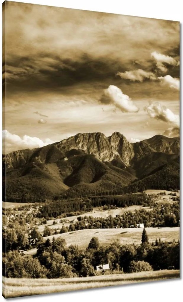 Vászonkép 70x100 Tátra Lengyel hegyek Kilátás