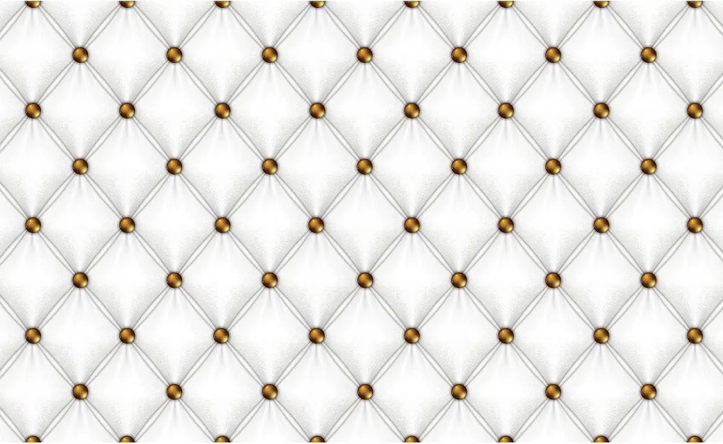 Fotótapéta Steppelt Fehér Bőr Vinyl Arany Elegáns 254x184 +ragasztó