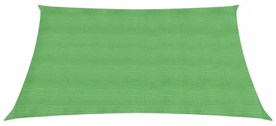 világoszöld HDPE napvitorla 160 g/m² 4,5 x 4,5 m