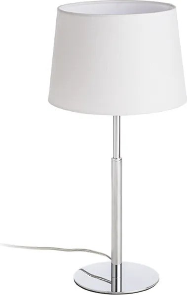 RENDL BROADWAY stolní bílá chrom 230V LED E27 15W