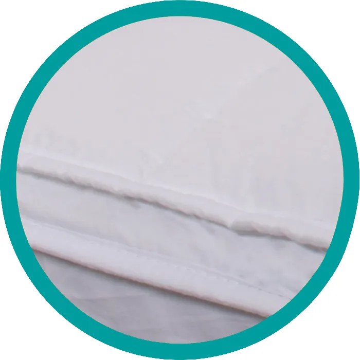 Kétrétegű matracvédő - TOPPER 90 x 200 cm