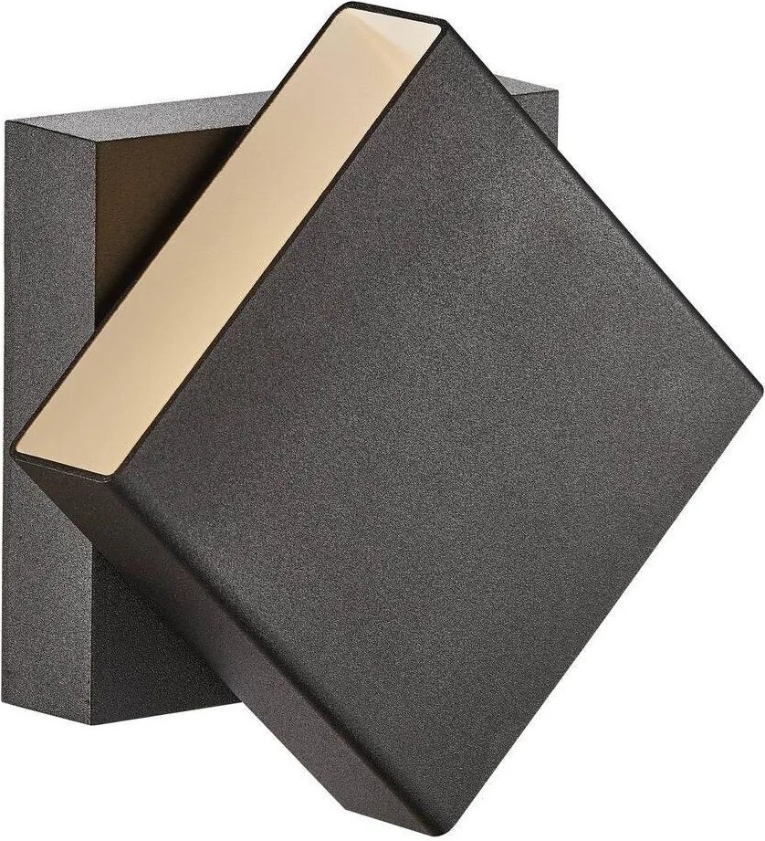NORDLUX 2019061003 TURN Modern Kültéri Fali Lámpa Fekete LED IP54