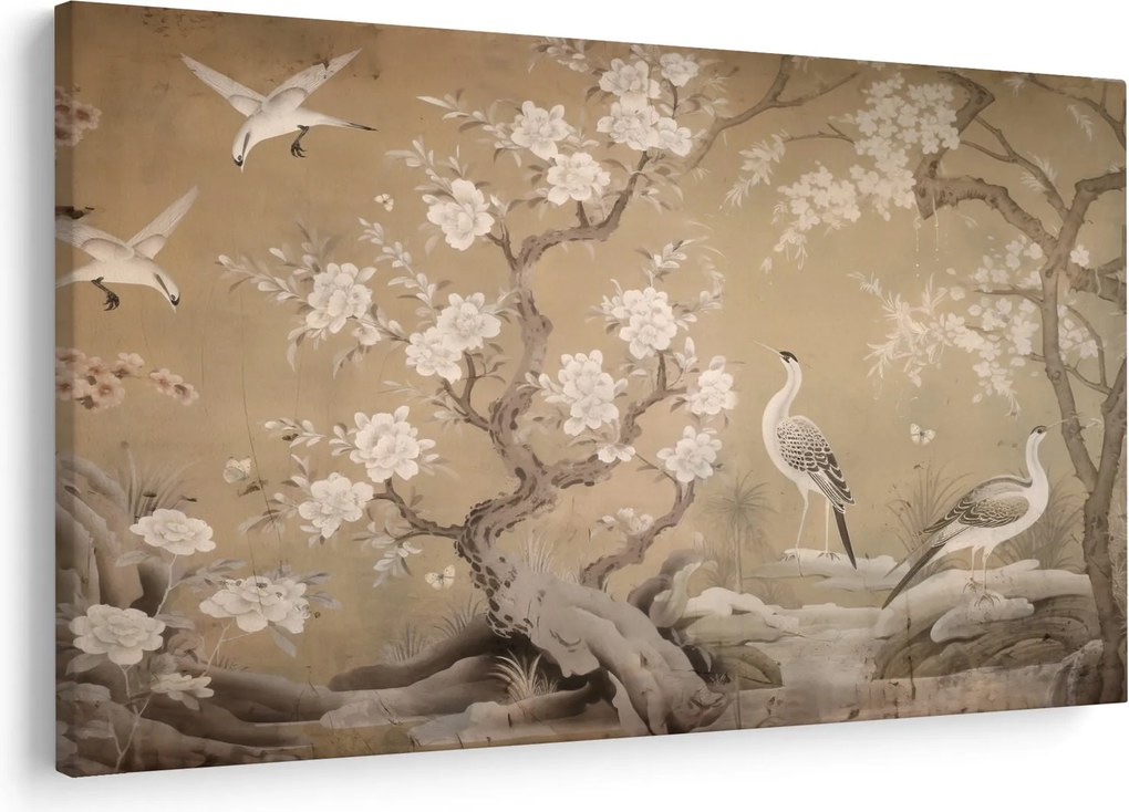 Kép - Rajzfilm japán táj (90x60 cm)