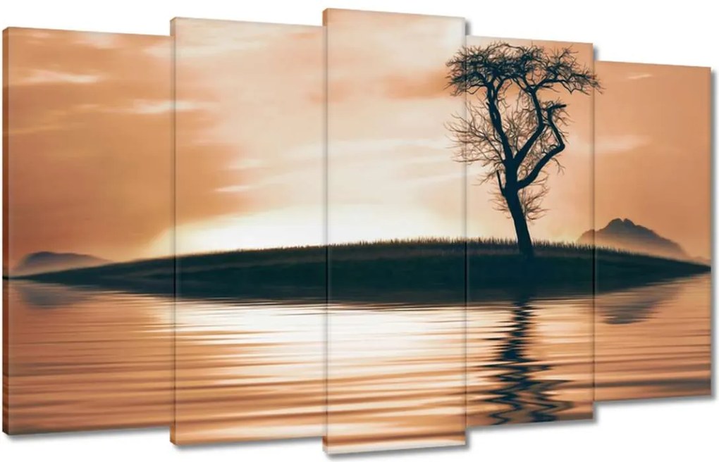 Festmények 100x60 Fa a szigeten