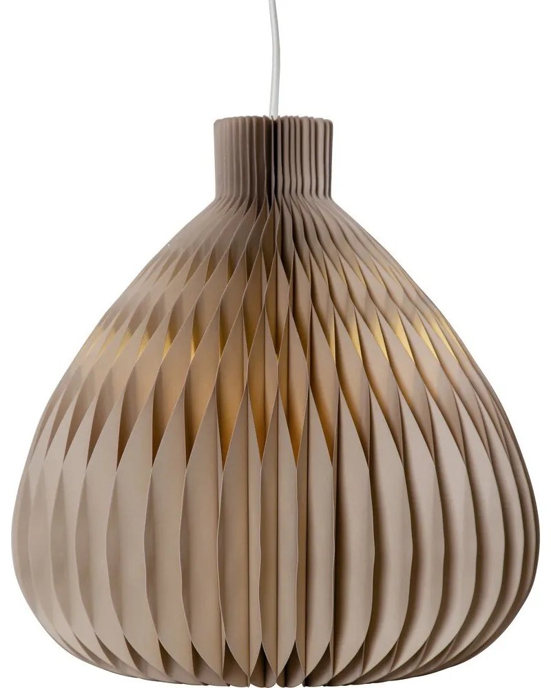 Világosbarna lámpabúra ø 38 cm Honeycomb – Star Trading