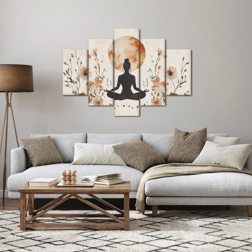 Kép - Narancssárga jóga (150x105 cm)