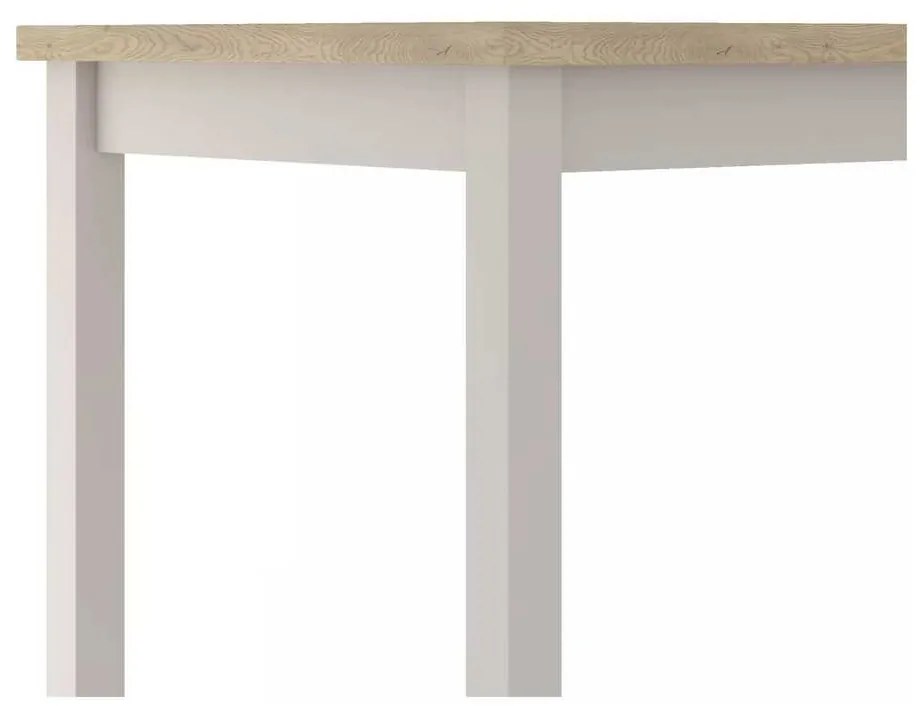 Adam étkezőasztal 100 x 60 cm, cremona tölgy / krém