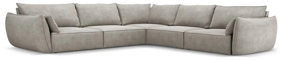 Világosszürke sarokkanapé (variálható) Vanda – Mazzini Sofas