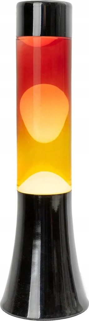 Láva lámpa láva Gradient Sunset – többszínű fekete alap – 31 cm