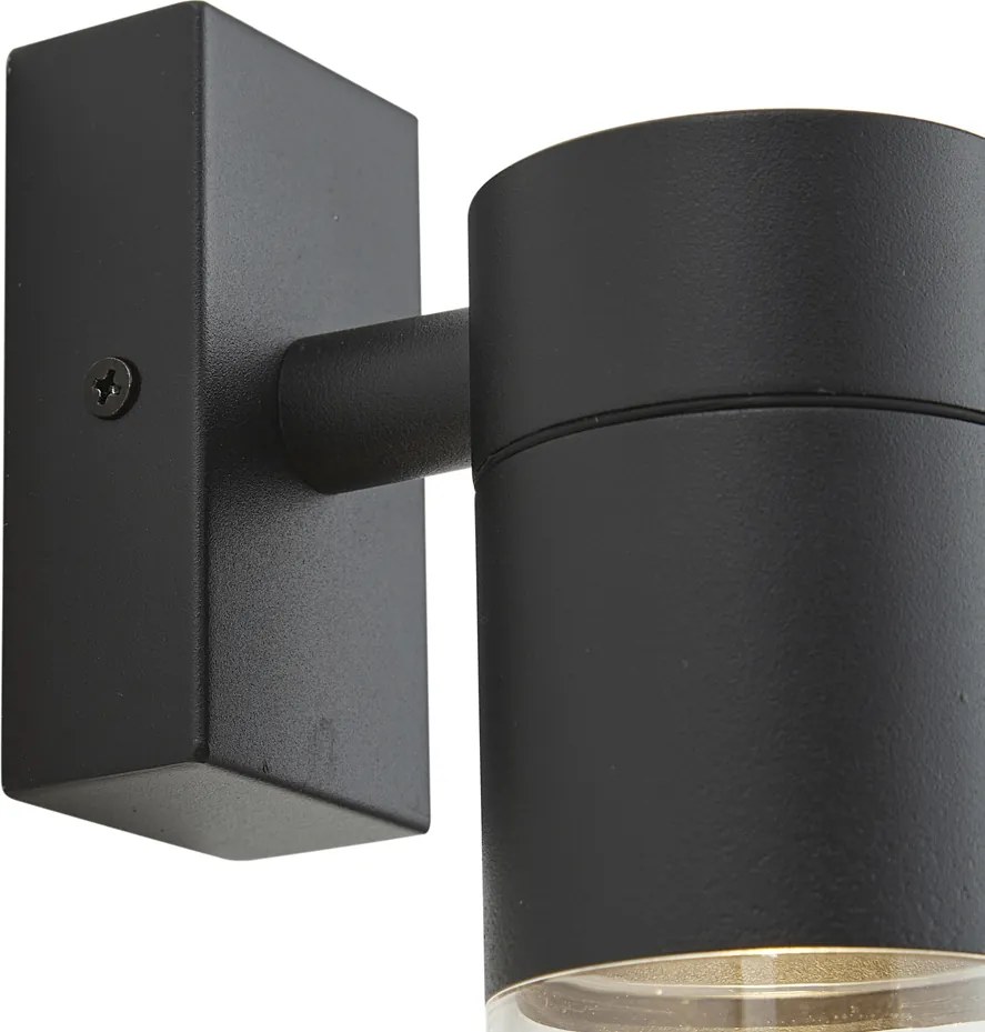 Modern fekete kültéri fali lámpa IP44 - Ensam