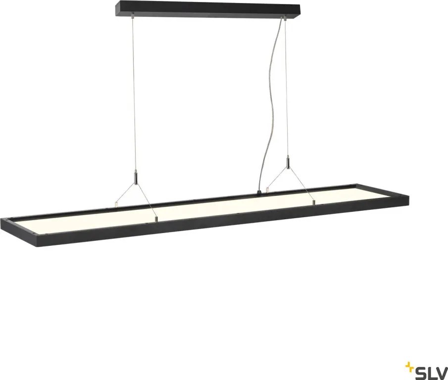 SLV 1005395 WORKLIGHT Modern Led Függesztett Lámpa Fekete LED IP20