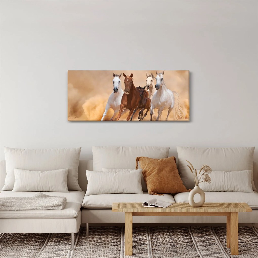 Kép - Lócsorda (120x50 cm)