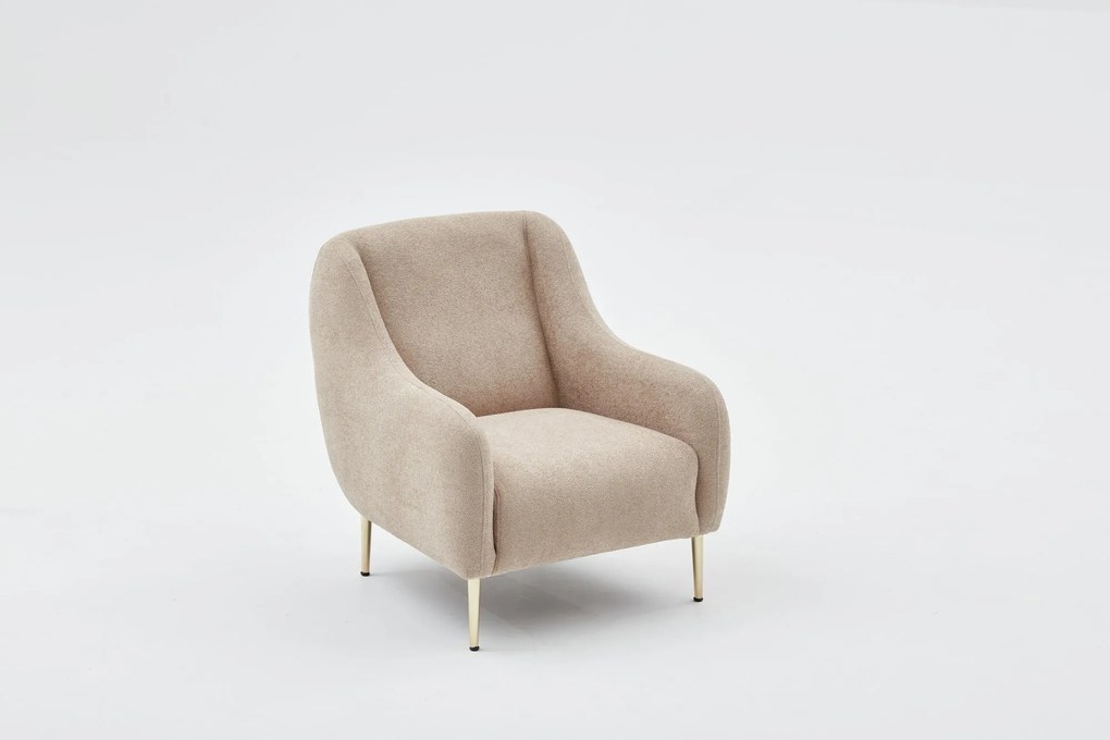 Fotel Simeon (bézs + arany). 1073296