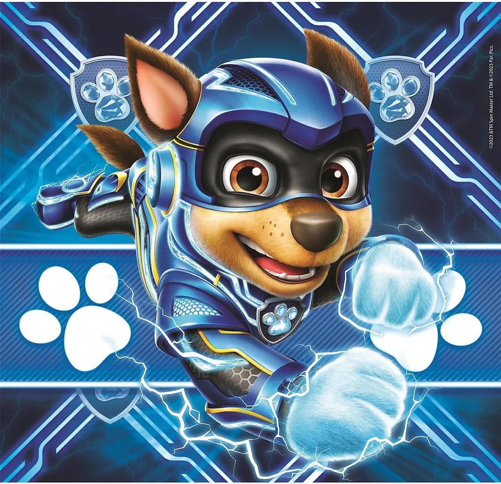 Mancs Őrjárat Mighty 3x48 db-os puzzle Clementoni