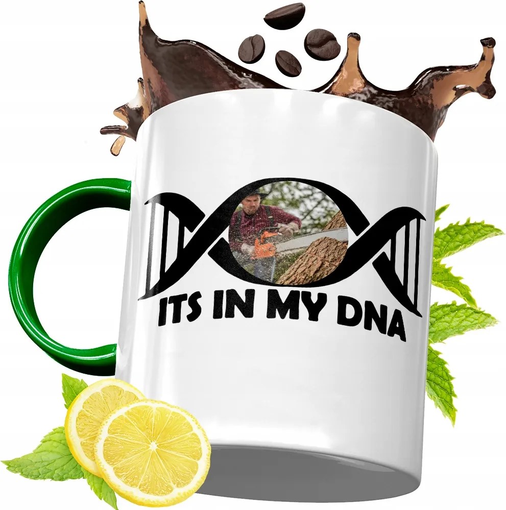 Zöld Bögre Favágónak Születésnapi Ajándék fényképes nyomtatással