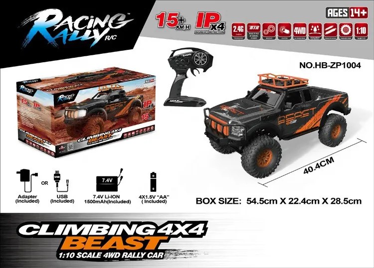 1:10 HB Axiális Terepjáró Pickup Trophy Modell Szép Minőségi Kidolgozás Jó Terepjáró Képesség Full Proporcionális