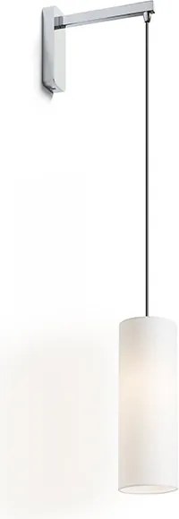 RENDL HUDSON nástěnná bílá chrom 230V LED E27 11W