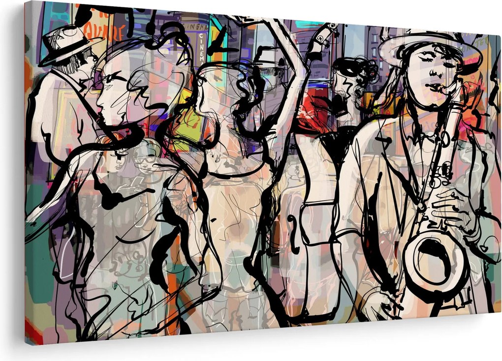 Kép - Jazz éjszaka (90x60 cm)