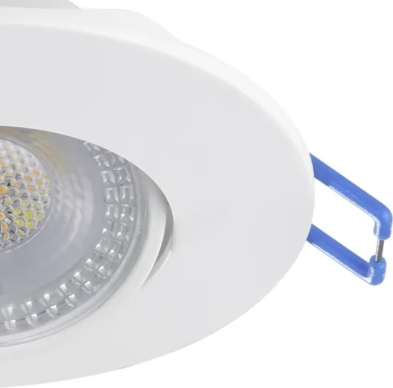 Eglo 300185 - 5 darabos LED beépíthető mennyezeti lámpa GEDREZ LED/4,9W/230V átm. 9 cm fehér