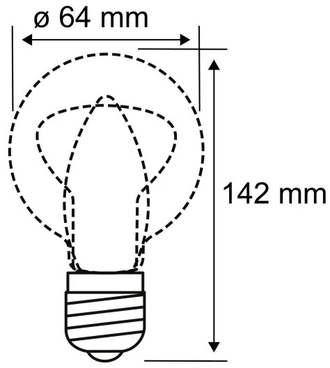 LED Izzó INNER ST64 E27/3,5W/230V 1800K - Paulmann 28880