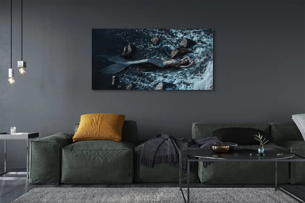 Canvas képek tenger sziréna 100x50 cm