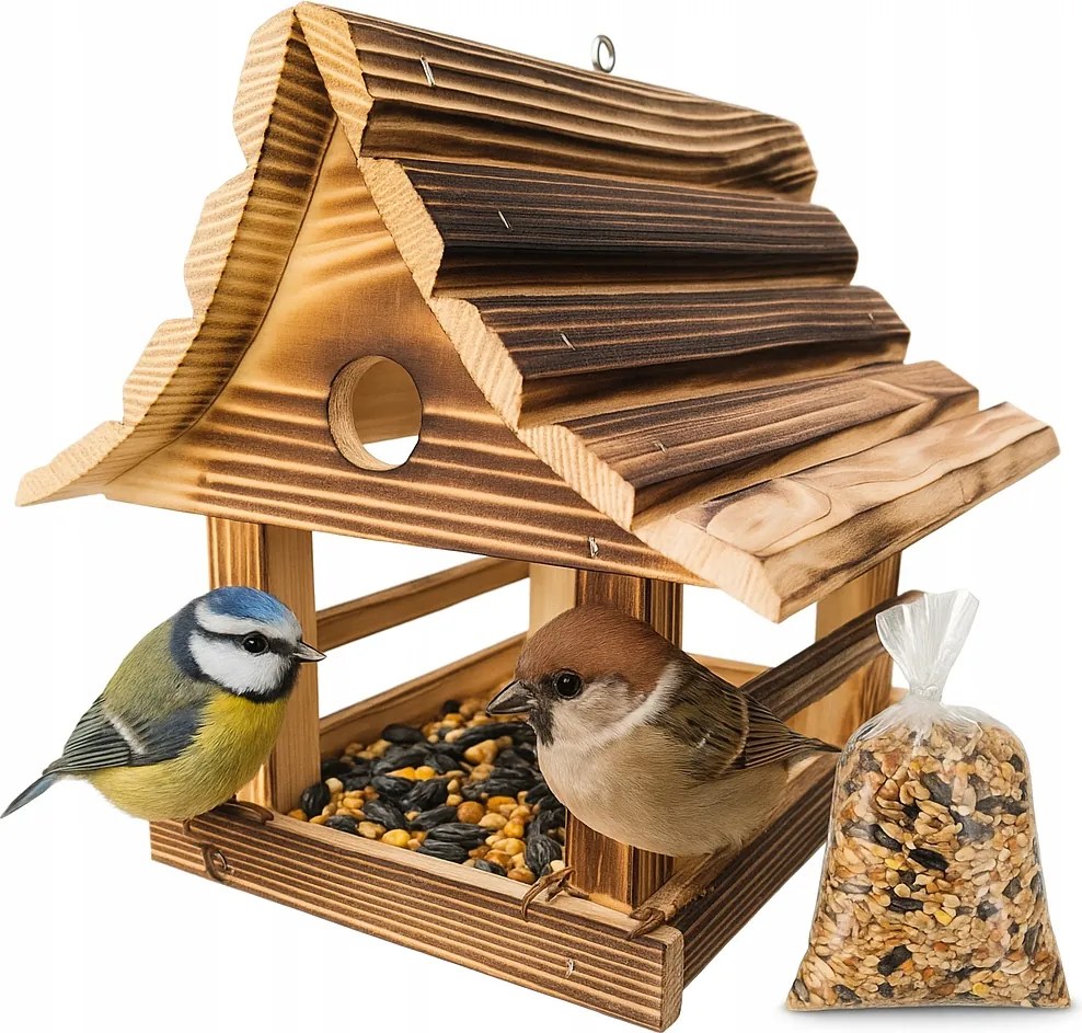 Madáretető Nagy fa hegyi fülke Napozott Eledel Ingyenes