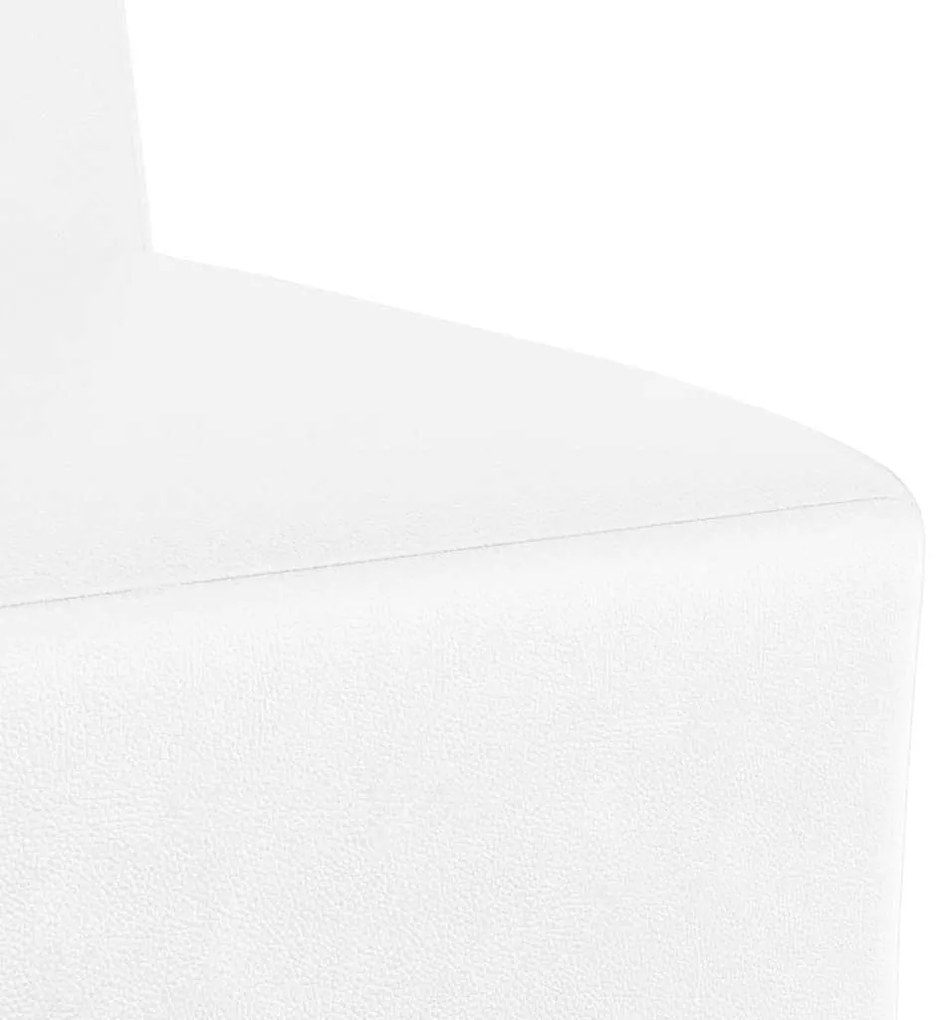 fehér műbőr fotel 55 cm