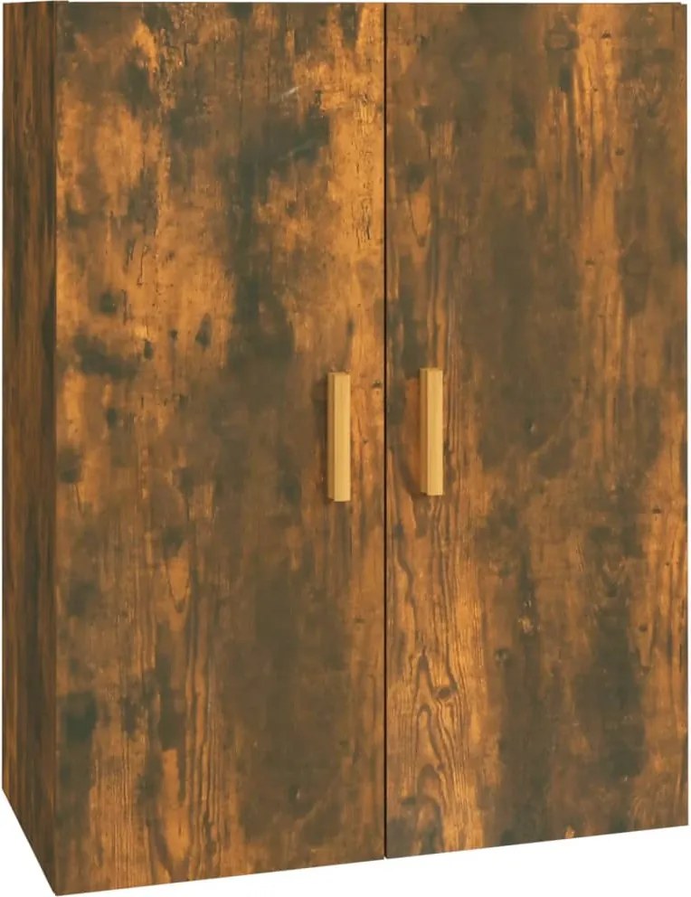 vidaXL füstös tölgy színű függő faliszekrény 69,5 x 34 x 90 cm
