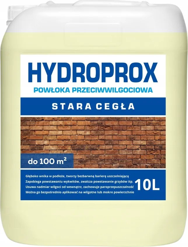 Hydroprox Páramentesítő Impregnálószer Régi Tégla 10L