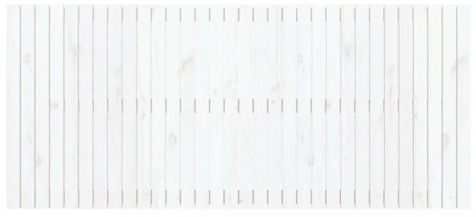 fehér tömör fenyőfa fali fejtámla 204 x 3 x 90 cm