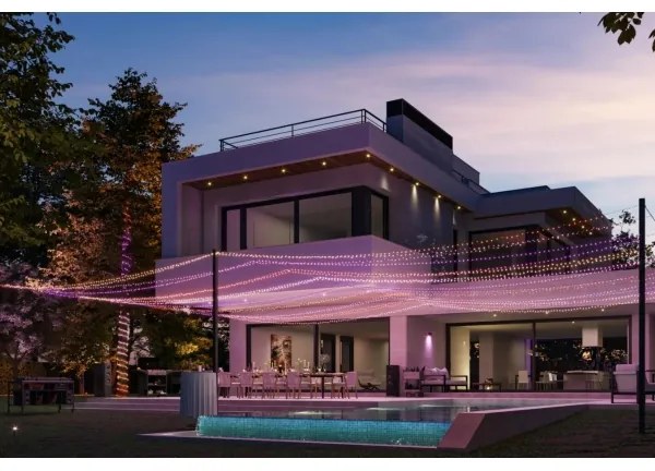 Philips-LED RGBW Dimmelhető kültéri lánc HUE WACA 500xLED 44,4 m IP54