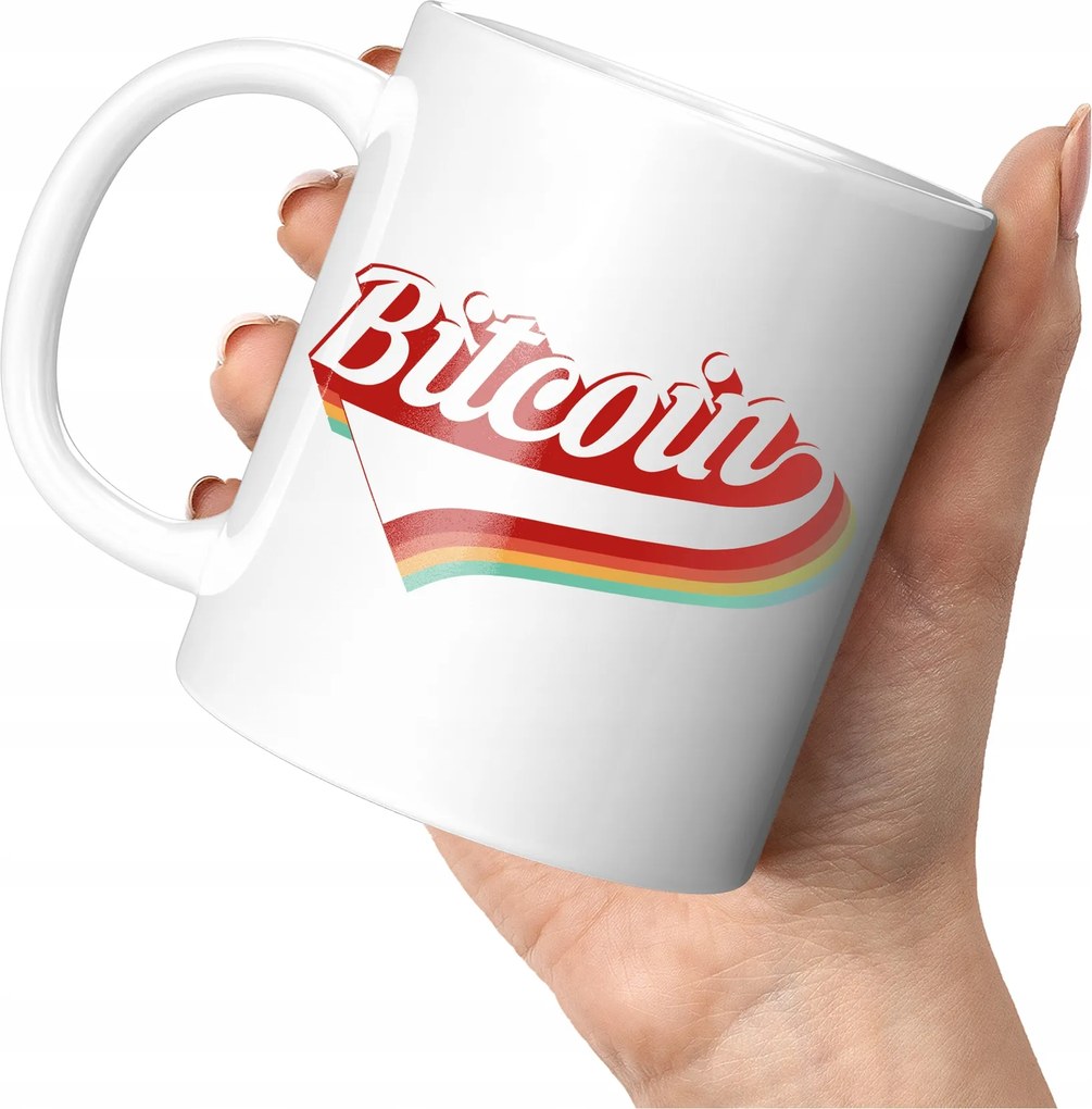 Bögre Kriptovaluta Rajongóknak Virtuális Arany Stílusos Nyomtatással