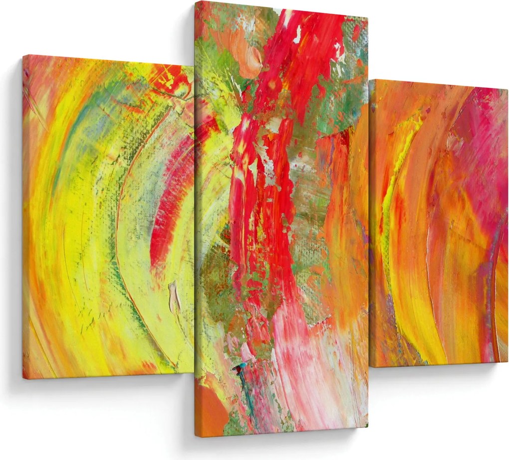 Absztrakció kép - festmény (90x60 cm)