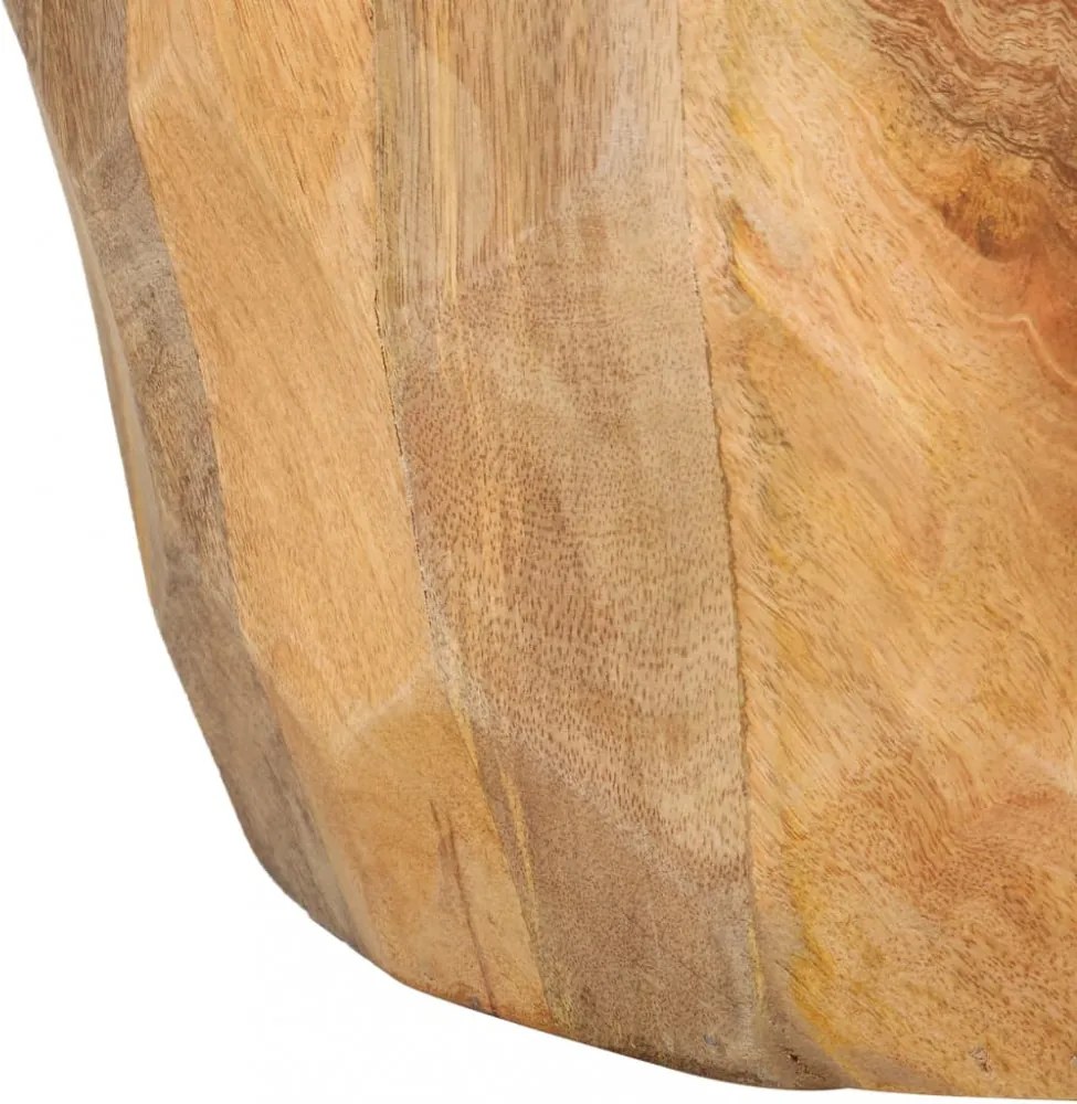 vidaXL dob formájú tömör mangófa ülőke