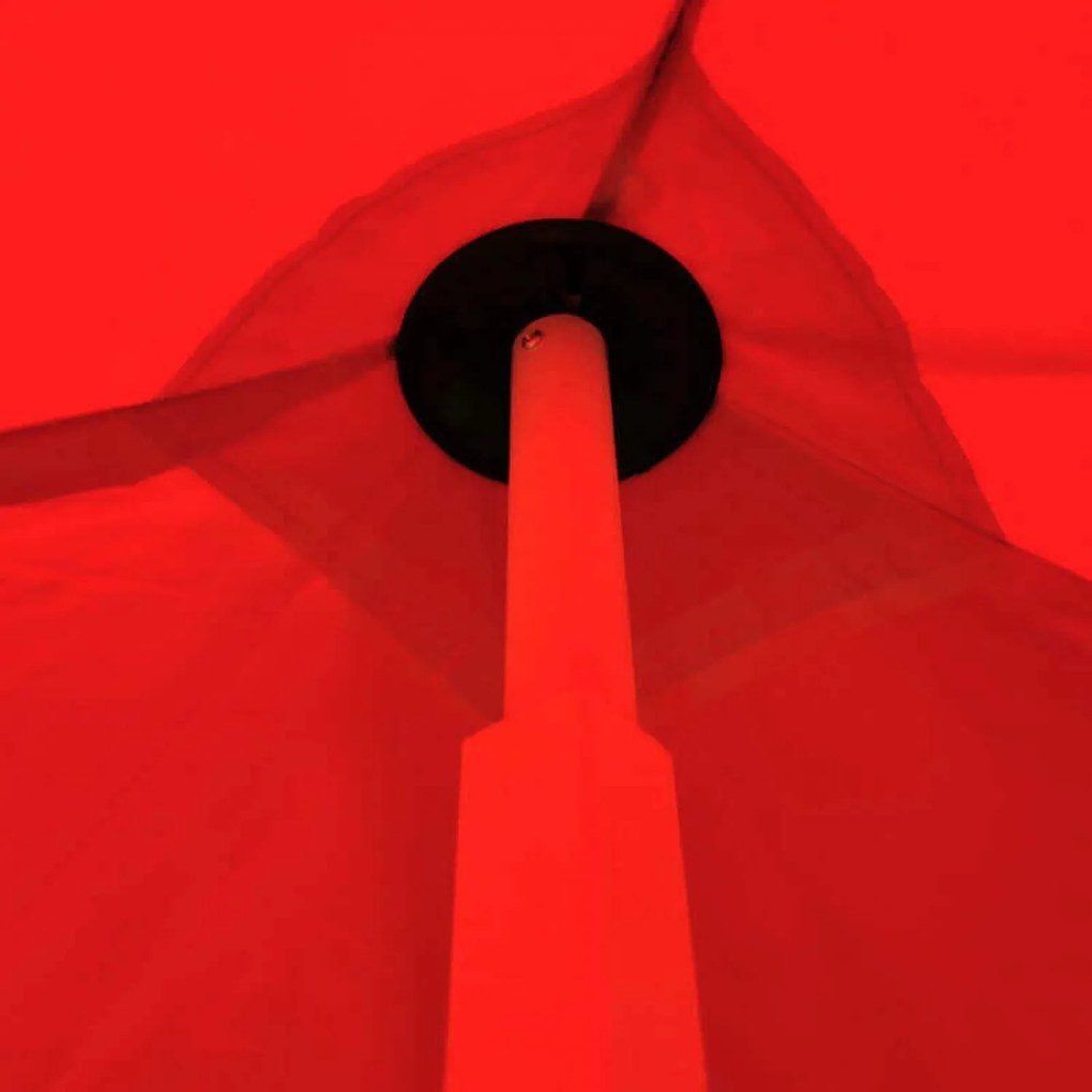 Szerelhető sátor 3x3m Ünnepségekre: Vízálló Védelem és Villámgyors Összecsukás - plusz 3 oldalfal - Piros