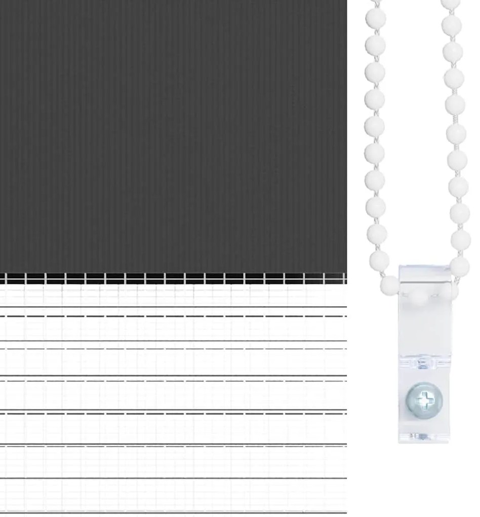 zebrafüggönnyel fekete szövetszélesség 80,9 cm poliészter