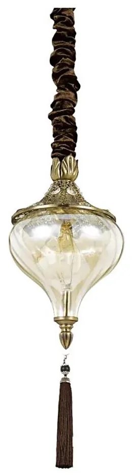 Ideal Lux - Csillár láncon HAREM 1xE27/42W/230V átm. 16,5 cm réz