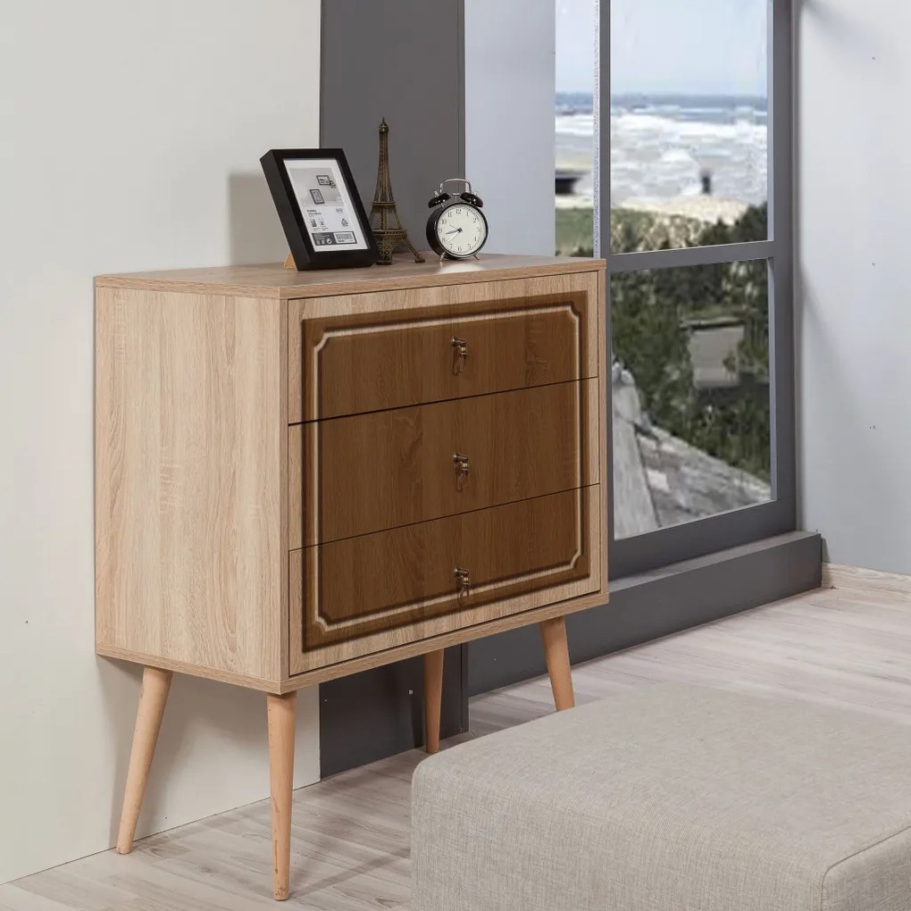 Trio komód, 80 cm – TR869VEL3438