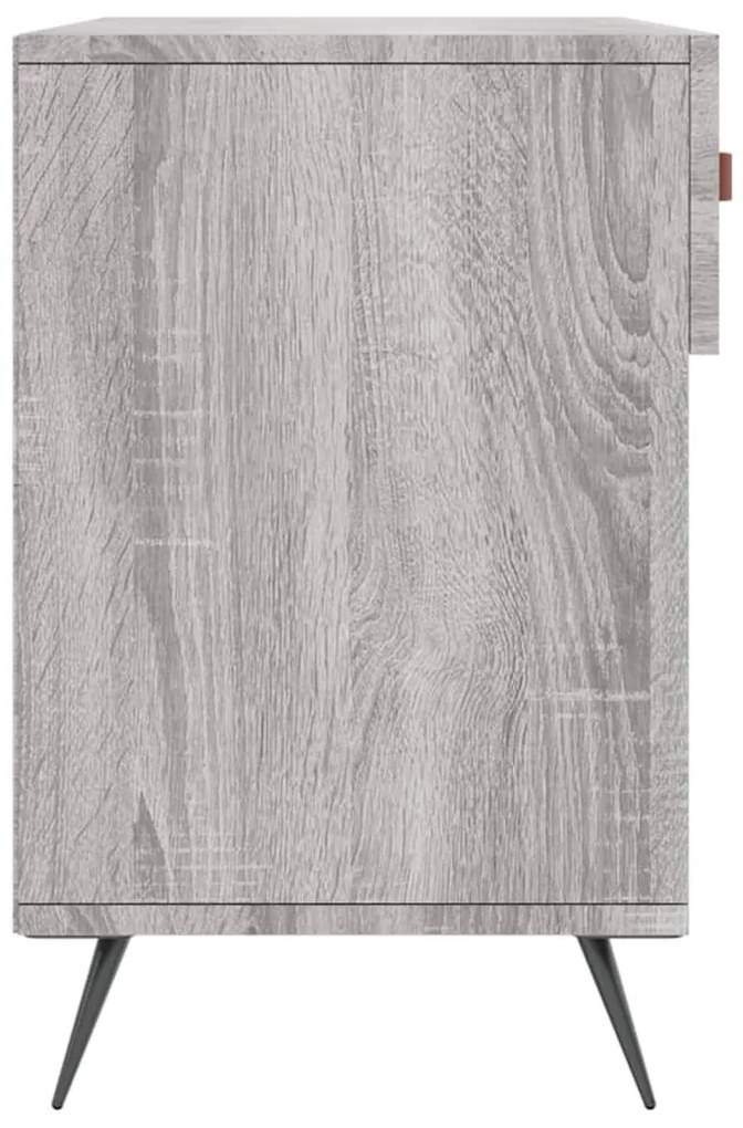 szürke sonoma színű szerelt fa cipőpolc 102 x 35 x 55 cm