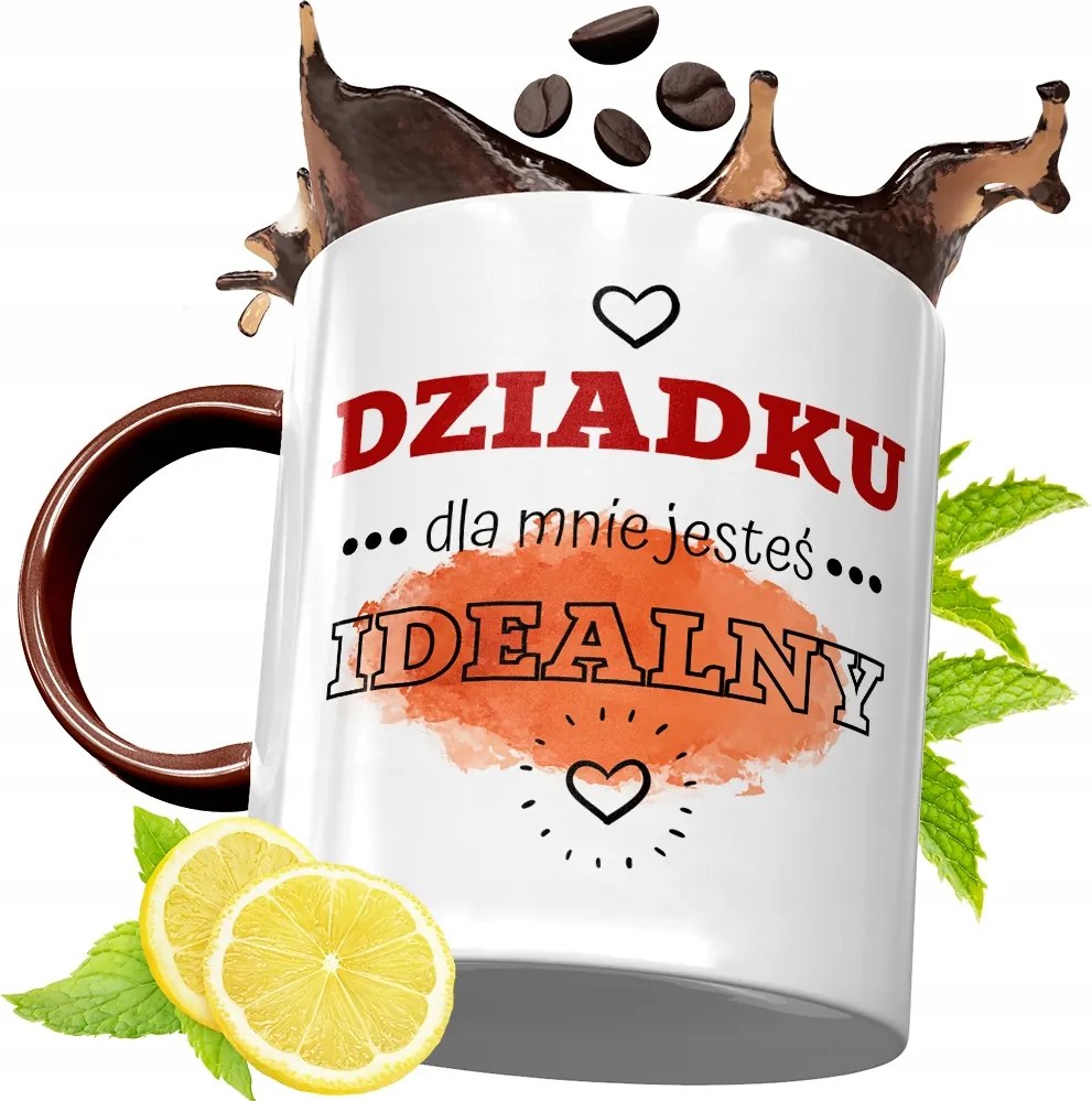 Bordó Bögre Nagypapának Születésnapra Ajándék fényképes nyomattal