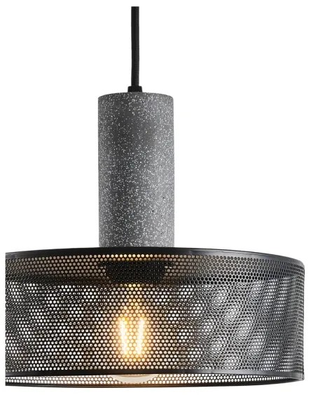 Csillár zsinóron 1xE27/40W/230V fekete