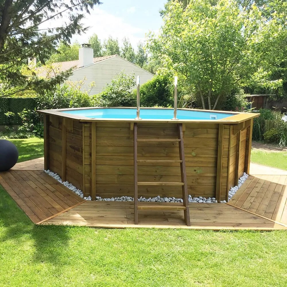 GRE TIMBER fa medence 4 x 1,19 m