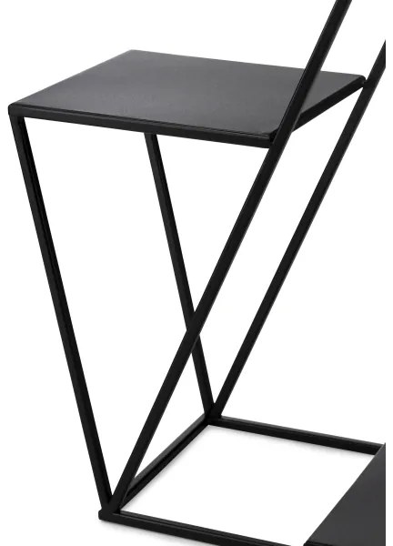 Virágállvány 95x78 cm fekete