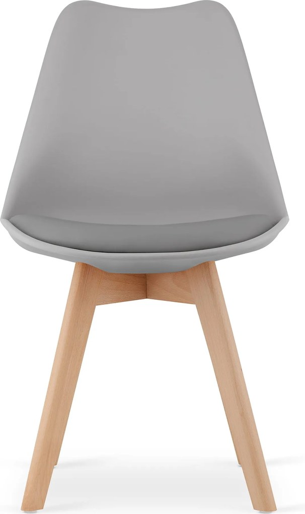 AKCIÓ Világosszürke BALI MARK szék bükk lábakkal, II. osztály