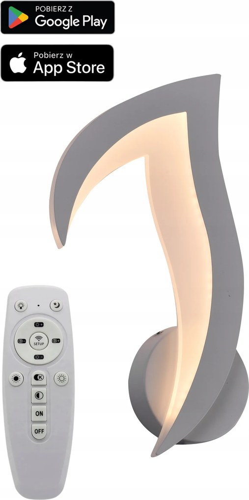 Modern Led fali lámpa Lótuszvirág Távirányító