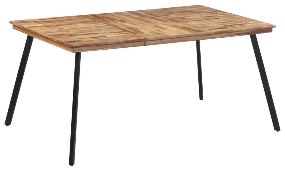 tömör tíkfa étkezőasztal 169 x 98,5 x 76 cm